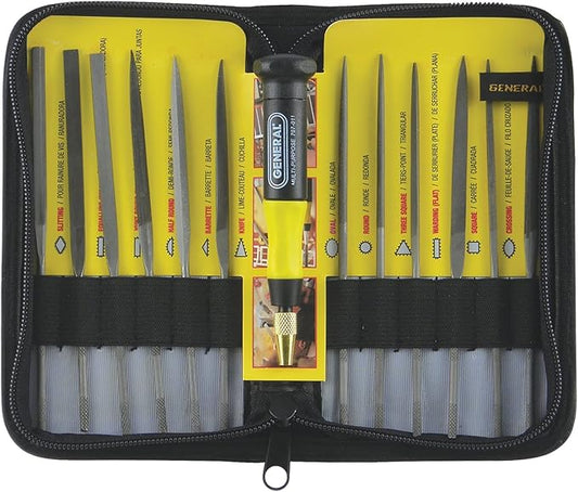 General Tools & Instruments Swiss Pattern Needle File Set, 12-Piece image 0