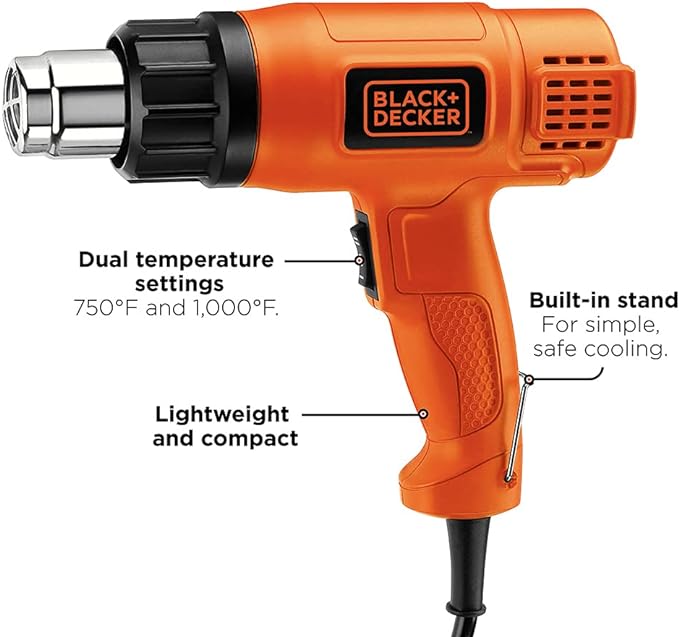 BLACK+DECKER Heat Gun, Dual Temperature image 1