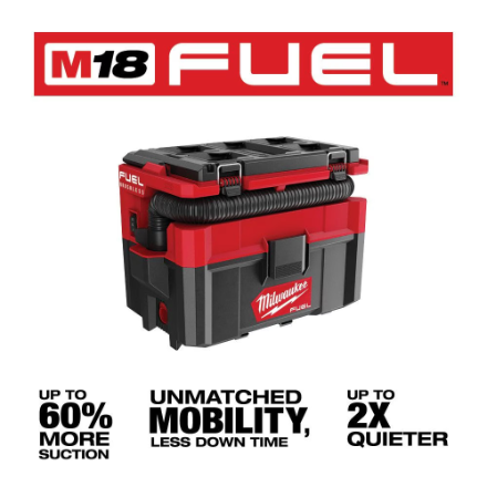Milwaukee M18 FUEL PACKOUT 18V Cordless Wet/Dry Vacuum image 1