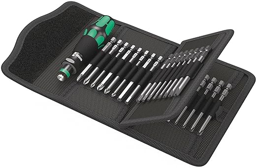 Wera KRAFTFORM 62 BITS Assortment with bitholding Screwdriver image 1
