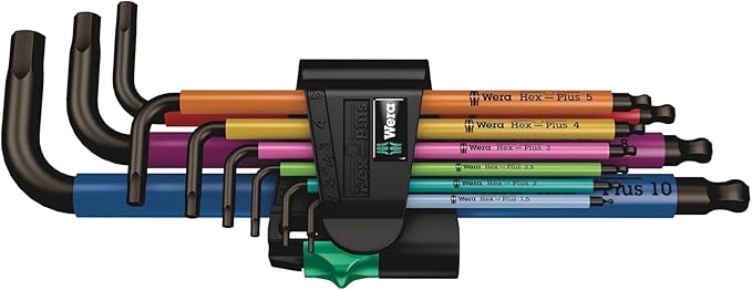 Wera Hex Multicolor L-Key Set, Metric image 1