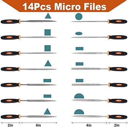 Voniry 19Pcs Metal File Set image 2