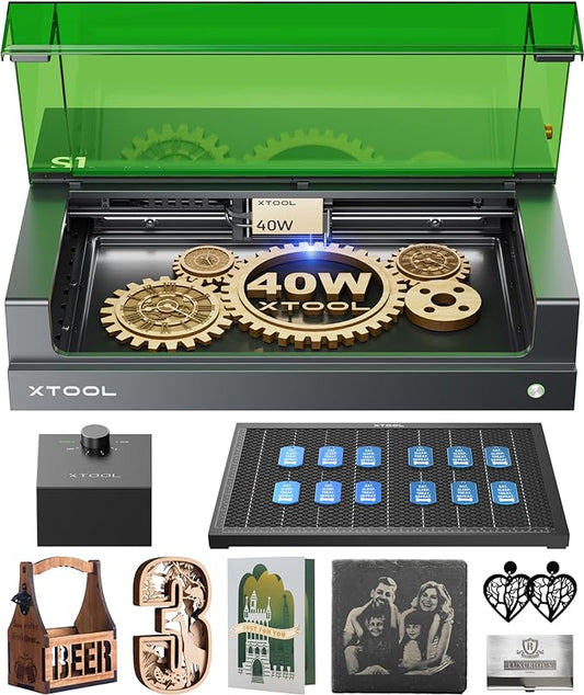 xTool S1 40W Laser Engraver and Cutter Machine image 0